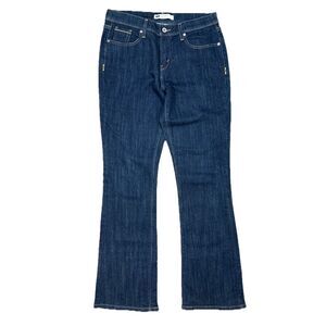 Levi's 515 Bootcut Jeans Dark Wash Denim Flap Pockets Women’s Size 8